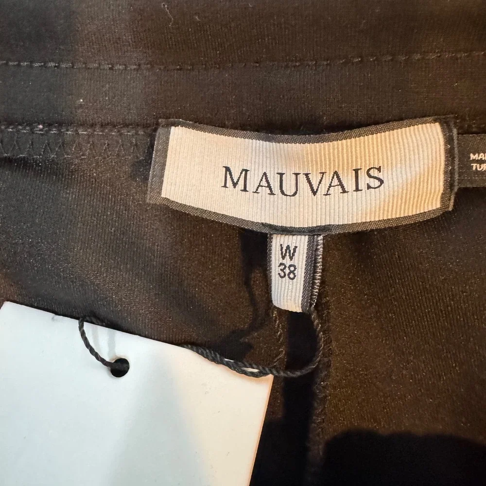 NWT Mauvais Mens Black Pintuck Luxe Drawstring‎ Shorts SZ W38 Streetwear